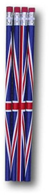Toyland Satz von 4 Königinnen des Der Union Jacks Jubilee Souvenier Bleistifte [Spielzeug]