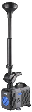 SunSun CTP-2803 SuperECO Teichpumpe 3000 l/h 10 W, 2 m Förderhöhe, als Springbrunnenpumpe Filterpumpe Skimmerpumpe regelbar höhenverstellbar