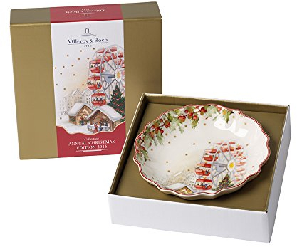Villeroy & Boch Annual Christmas Edition 2016 Coppa dell'Anno 2016 Piccola, Porcellana, Bianco, 37.4 x 17.4 x 10.1 cm