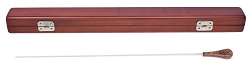 Kmise Rhythm Band musikregissör orkester dirigent batong glasfiber med träfodral 1 set (typ 1)