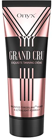 Onyx Grand Cru Bräunungsbeschleuniger ohne Selbstbräuner - Melanin Booster - Solarium Creme mit Ultraleichte Formel - Feuchtigkeits Creme