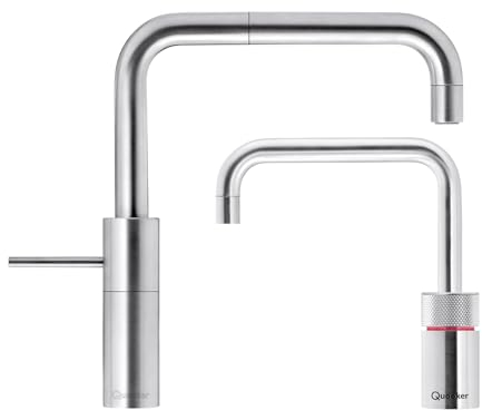 Quooker COMBI 2.2 E Nordic Square TwinTaps RVS (Voll-Edelstahl)