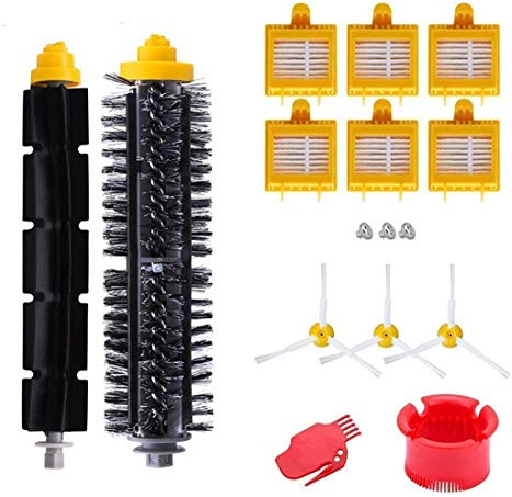 AplusTech Pack Kit Repuestos y Accesorios Filtro y Cepillo Compatible con Aspiradora iRobot Roomba Serie 700 720 750 760 765 770 772 774 775 776 780 782 785 786 790 -Pack de 16PCS