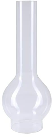 Zylinderglas transparent Ø 90mm Lampenglas Ersatzglas Leuchtenglas Petroleumglas Glaszylinder 347mm Höhe