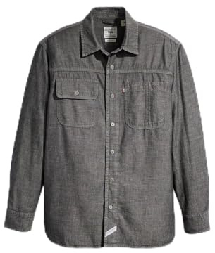 Levi's LS Auburn Worker Blacks, Riley Black Chambray, M