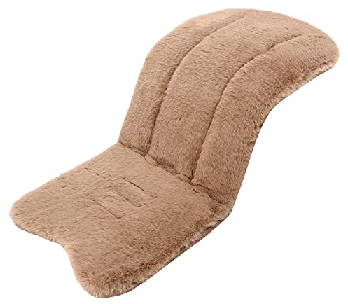Baby Plüsch Sitzauflage für Kinderwagen Weich Warm Sitzkissen Baby Sitzeinlage Kinderwagenauflage Sportsitz Winter für Buggy Kindersitz Babyschale Fahrradanhänger, Einfache Befestigung, 76 * 37CM