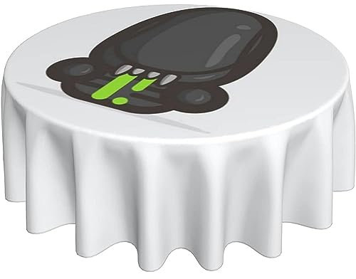 Cubierta De Mesa Extraterrestre Fácil De Limpiar Cubremesa Poliéster Manteles 152Cm para Mesa Comedor Cumpleaños