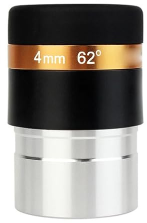 Teleskop-Zubehör-Set 4/10/23 mm Teleskopobjektiv Weitwinkel 62 Grad asphärisches Okular Zubehör for 1,25 Zoll Teleskop-Kamera (Color : 4mm)