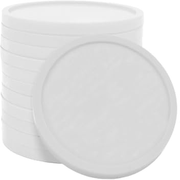 CombiCraft Jetons Vierges/jetons de Consigne en Blanc – diamètre de 29 mm – 500 pièces – méthode de paiement pour Festivals, événements et Restauration