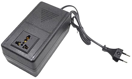 Desikixudy Convertisseur de tension 300 W 220 V vers 110 V Transformateur de tension abaissé Adaptateur de voyage Noir Prise européenne