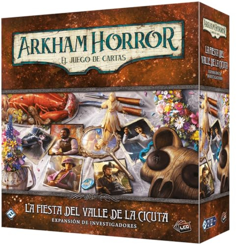 Fantasy Flight Games Arkham Horror Das Kartenspiel: Die Party des Cicuta-Tals | Forscher-Erweiterung, ab 14 Jahren, 1 bis 4 Spieler, 30-120 Minuten pro Spiel | Spanisch | Die Party des Cicuta-Tals | ab 14 Jahren | 1 bis 4 Spieler | 30-120 Minuten | Spanisch