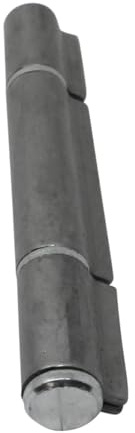 SOTOOLS 2 Stück Anschweißscharnier, 143 mm, 6-teilig, trennbar | Mit 3 Anschweißlaschen, Ø 16 mm, galvanisch verzinktem Bolzen und Unterlegscheiben.