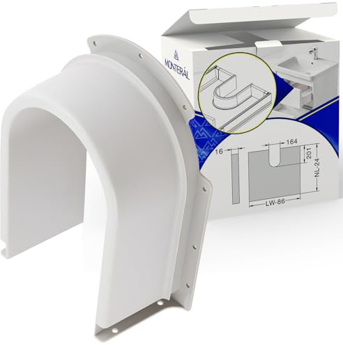 Siphonabdeckung für Schubladenboden 16 mm - Weiße Siphonverkleidung U-Form | Garantie 10 Jahre - MONTERAL