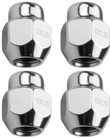 4PCS Wheel Nuts for NISSAN Models 21mm M12X1.25 Alloy Wheel Lug Nuts for NISSAN Q60 G Q70 M Series Teana X-Trail Loulan March Sylphy Sunny Livina Sylphy Tiida Infiniti ESQ Yida