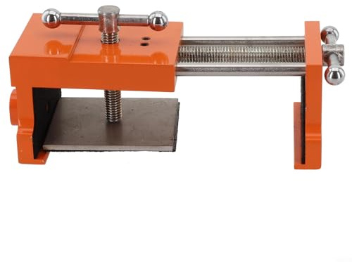 Pinces de cadre en alliage d'aluminium pour le travail du bois, le perçage et le poinçonnage, clip de fixation avec guide de perçage flexible, compatible (orange)