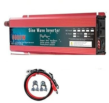Inversor Potencia Convertidor Potencia Inversor Onda Sinusoidal para Pura Transformador LED Solar 12V 220V 24V 110V 1000W 1600W 2000W 3000W Convertidor(3000W,48V,110V 60HZ)