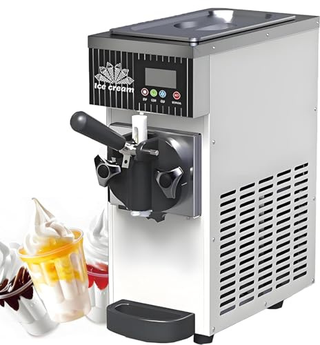 Macchina Per Gelato Duro Commerciale - Potenza 450/750W, 2.5L/3.5L, Gelatiera Autorefrigerante Con Pre-raffreddamento, Auto Clean, Display Touch, Ideale Per Produzione Artigianale(White,750W)