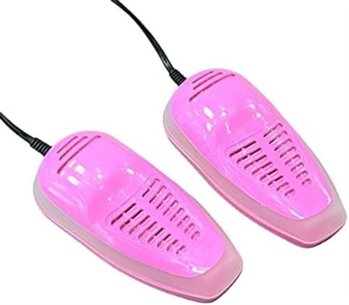 Schuhtrockner, Stiefeltrockner Mini-Schuhtrockner Heizung Entfeuchtungsgerät Schuhreiniger Schuhe Trocknungsmaschine im Winter(Pink)