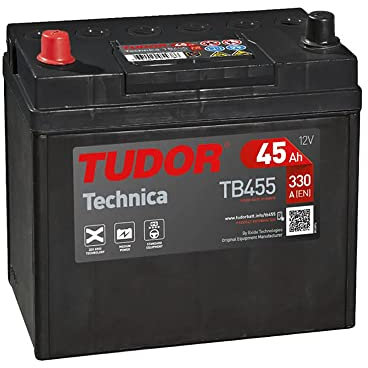 TUDOR Batería 45, Ah 330, A/EN TB455 L 237mm B 127mm H 227mm