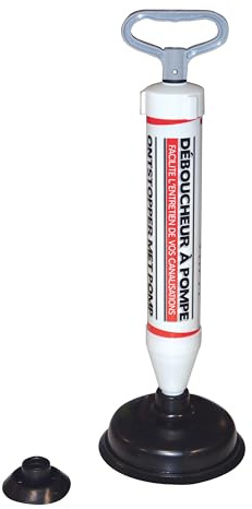 Wirquin 20720614 Kit déboucheurs D7 & D16 pour évacuation wc, blanc et noir