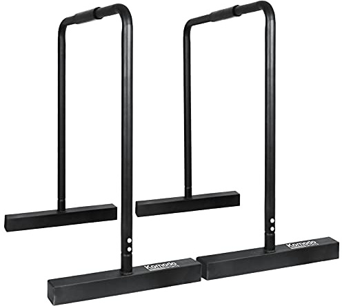 Komodo Parallel Dip Bars Home Gym Parallettes Calisthenics Station (80cm)
