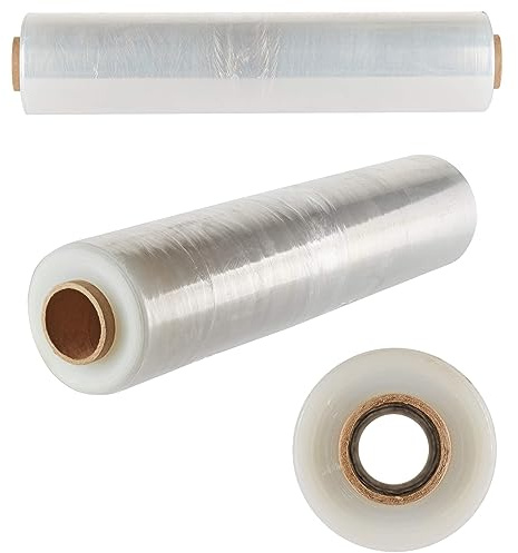 Rouleau de film rétractable pour palettes Transparent 400 mm x 200 m 34 microns