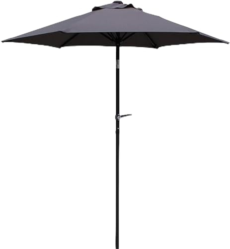 Pure Home & Garden Kurbelschirm Sunny 200 cm anthrazit, mit UV-Schutz 50 Plus, Knickfunktion und abnehmbarem Bezug