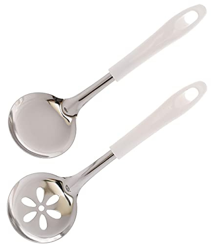 Mini Schöpflöffel Lochkelle Set für Eintopftopf Hot Pot Schöpfkelle Japanischer Eintopf Made in Japan