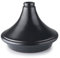 IBILI - Tajine Natural Negro 28 cm - Barro Natural Esmaltado, tapa con orificio