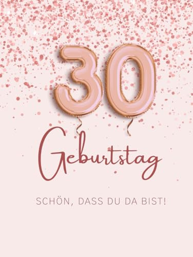 Gästebuch 30. Geburtstag zum Ausfüllen & Ankreuzen | Hardcover Gästebuch Geburtstag 30 Frau Gästebuch Frau lustig | Kreatives Geburtstag Gästebuch mit ... zum Ausfüllen | Originelle Geschenkidee