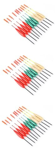 SUPVOX 30pcs Fishing Floats Drifting Bobbers Large Buoyancy Floats for Sea Fishing
