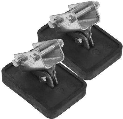 DIYEAH 2pcs Ladder Feet Pads Thickened Rubber Cover Non-Slip Ladder Foot Levelers for Extension Replacement Protective for Home and Outdoor Use