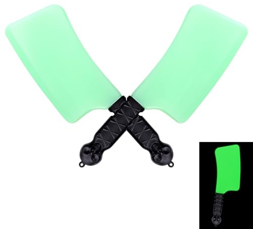 Cuchillo falso de Halloween, paquete de 2 cuchillos de cocina falsos luminosos, accesorios de terror para matar carnicero, accesorios clásicos de cuchillo de broma para festival, disfraz, accesorio de