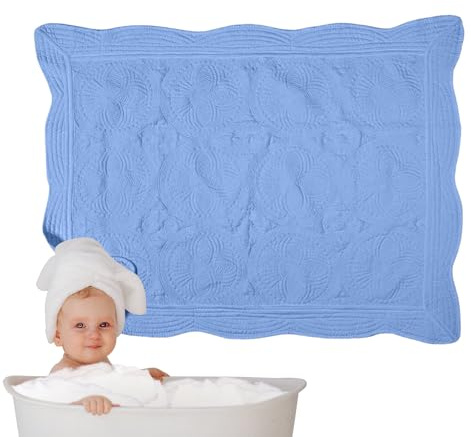 Generico Coperta Per Bambini - Trapunta Neonatale Imbottita con Motivi in Rilievo,Coperta Morbida Trasportabile, Sacco Ovatta Lavabile In Lavatrice Per Passeggino Maschi Femmine
