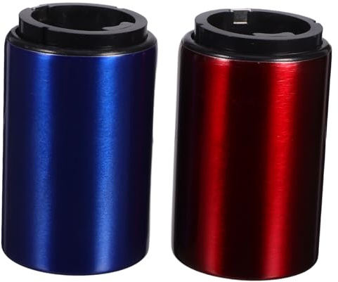 Toyvian 2 Pièces Ouvre-bouteille Automatique Inox sans Trace Décapsuleur Push Down Compact pour Bière Soda Portable Maison Picnic Randonnée