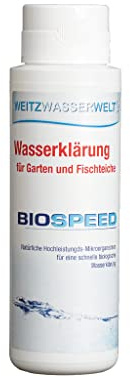 BIOSPEED - Wasserreinigung für Gartenteiche und Fischteiche (250 g für max. 10 000 Liter)
