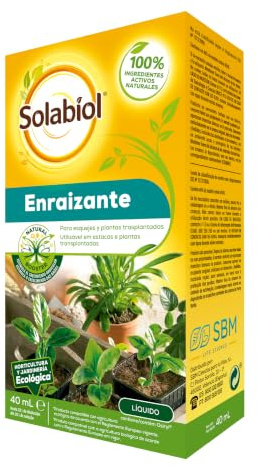 Solabiol Enraizante líquido, 100% orgánico para esquejes y plantas trasplantadas, Amarillo