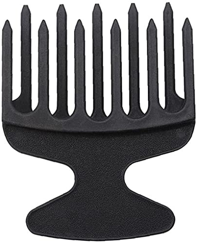 U-M Peigne de ramassage de Cheveux en Plastique Lisse Afro bouclés Large Peigne de Type Cheveux pour Coiffeur Professionnel Design