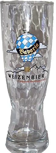 AngiesStrickZauber Bicchiere da birra/Bavaria/bicchiere da birra bianca/bicchiere/1 x 0,5 litri/bicchieri da birra