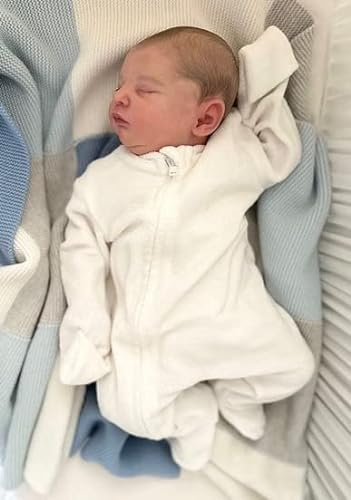 Zero pam Reborn Puppen Lebensecht 48 cm Silikon Baby Junge Mit Weichem Körper Puppe Wie Echtes Baby Newborn Baby Puppe Ab 3 Jahre