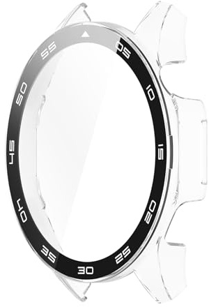 Smart Watch Anti-Dirt Cover PC Case Waterproof Protector Housing Washable Bumper Shell Watch GT4 46mm PC Case Screen Protector Watch GT4 46mm Smartwatch