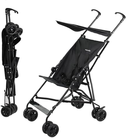 Nania - Kinderwagen Noa für Kinder von 6 bis 36 Monaten - leicht und faltbar + mit Tragegriff + Sonnenblende