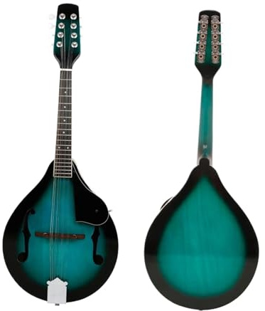 Mandoline Instrument Professionelles Instrument Mandoline Stone Green Achtsaitiges Mandoline-Instrument Mandoline-Set