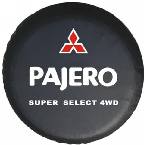 QCMDFCHY Copertura Ruota di Scorta Auto per Mitsubishi Pajero V73(V77) 2008-2011,Copertura della Ruota Impermeabile e Antipolvere Scorta Copriruota Decorazioni Esterne Accessori,C-15in