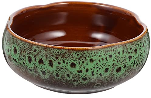 HANABASS Pot De Fleurs Céramique Hydroponique pour Nénuphars Et Narcisses Contenant Décoratif pour Maison Et Jardin sans Trou De Drainage