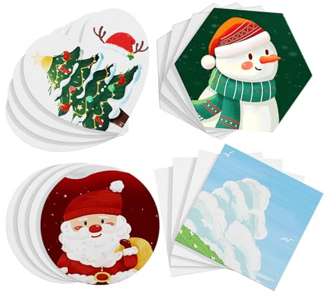 FIXOSHEE Magnéticos Pequeños para Pintura y Decoración Tableros de Lienzo Resistentes y Multifuncionales para Nevera Oficina y Escuela