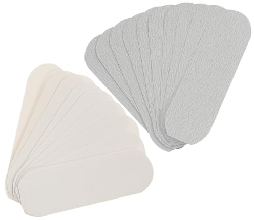 BAZEITFLOW 20 St Fotfil Sandpapper Klistermärke Förhårdnader Fotborttagare Förhårdnader Död Hudborttagare För Häl Fotskrapa Ersättning Pedikyr Fot För Fötter Pimpsten Sprucken Skalande