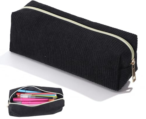 LXUEJIE Federmäppchen Cord, Mäppchen Aesthetic Schlampermäppchen