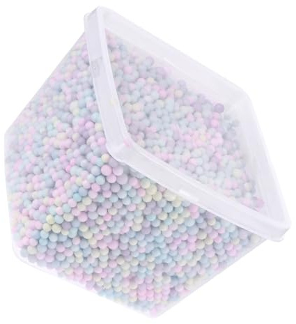 Lurrose Füllperlen für Sitzsäcke Große Macaron-mini-schaumstoffkugeln Plüschtier-mikropellets zum Füllen von Kissen und Stühlen Bastelmaterial für Hochzeitsdekorationen und DIY-projekte