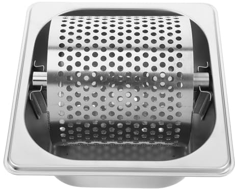 COLLBATH Rullo per Burro in Acciaio Inossidabile 1L Supporto, Strumento per Imburrare Hamburger e Pane, per Uso Commerciale e Grigliate